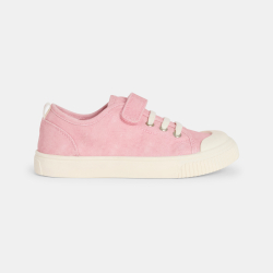 حذاء رياضي من القماش باللون الوردي للفتيات